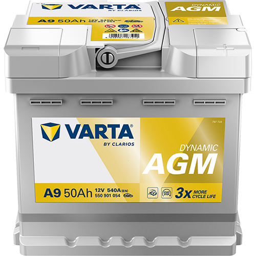 Varta A9 12V 540CCA(EN) 50AH VARTA AGM
