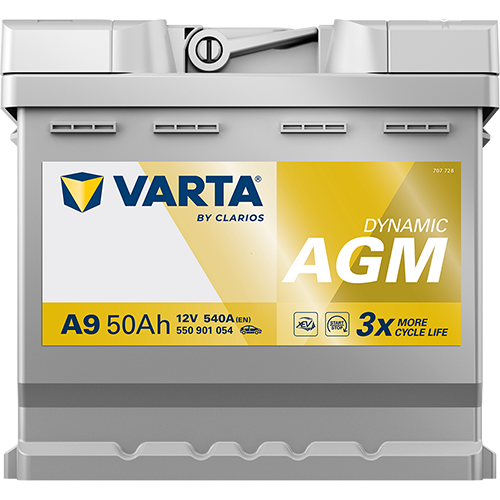Varta A9 12V 540CCA(EN) 50AH VARTA AGM
