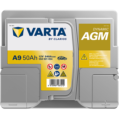 Varta A9 12V 540CCA(EN) 50AH VARTA AGM