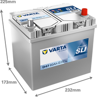 Varta D47 12V 540CCA(EN) 100RC VARTA FLD