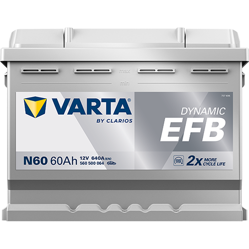 Varta N60 12V 640CCA(EN) VARTA EFB