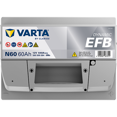 Varta N60 12V 640CCA(EN) VARTA EFB