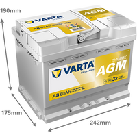 Varta A8 12V 680CCA(EN)125RC VARTA AGM