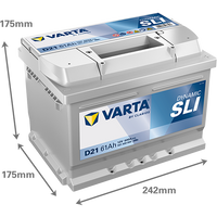 Varta D21 12V 600CCA(EN) 110RC VARTA FLD