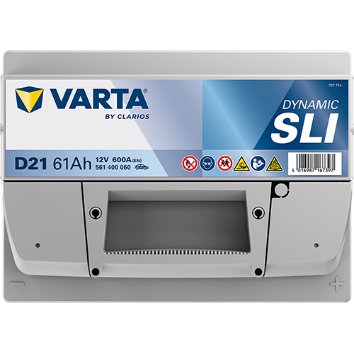 Varta D21 12V 600CCA(EN) 110RC VARTA FLD