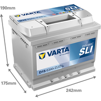 Varta D15 12V 610CCA(EN) 115RC VARTA FLD