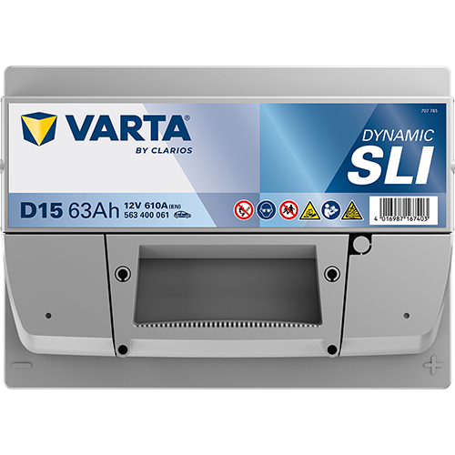 Varta D15 12V 610CCA(EN) 115RC VARTA FLD