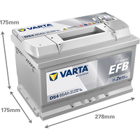 Varta D54 12V 650CCA(EN) 100RC VARTA EFB