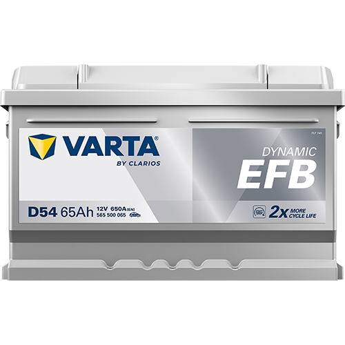 Varta D54 12V 650CCA(EN) 100RC VARTA EFB