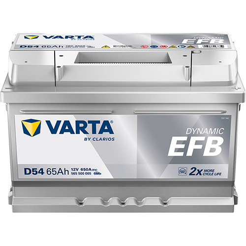 Varta D54 12V 650CCA(EN) 100RC VARTA EFB