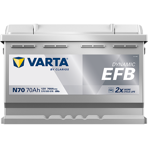 Varta N70 12V 760CCA(EN) VARTA EFB