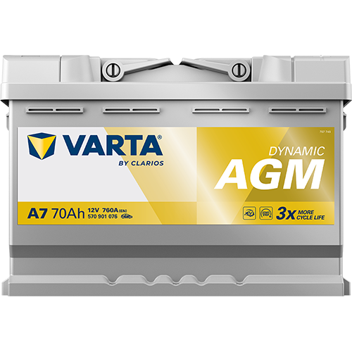 Varta E39 VARTA AGM BATTERY 12V 760 CCA