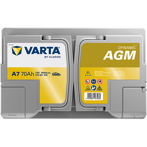 Varta E39 VARTA AGM BATTERY 12V 760 CCA