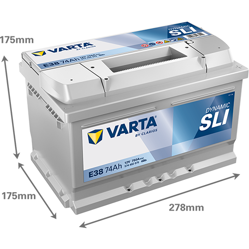 Varta E38 12V 750CCA(EN) 130RC VARTA FLD