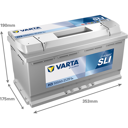 Varta H3 12V 830CCA(EN) 179RC VARTA FLD
