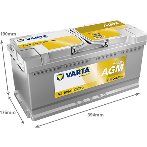 Varta H15 VARTA AGM BATTERY 12V 950 CCA