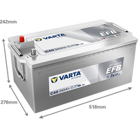Varta C40 12V 1200CCA(EN) VARTA PRO EFB