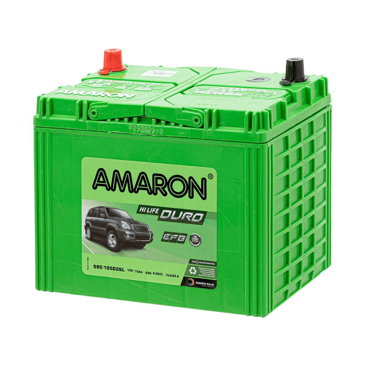 Amaron ONYX EFB Start Stop Dual Purpose Battery T110/145D31L