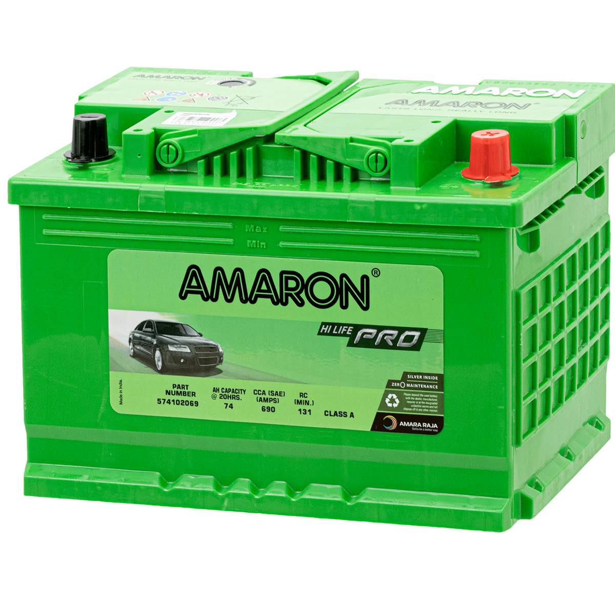 Amaron Pro Automotive Battery H6DIN74L