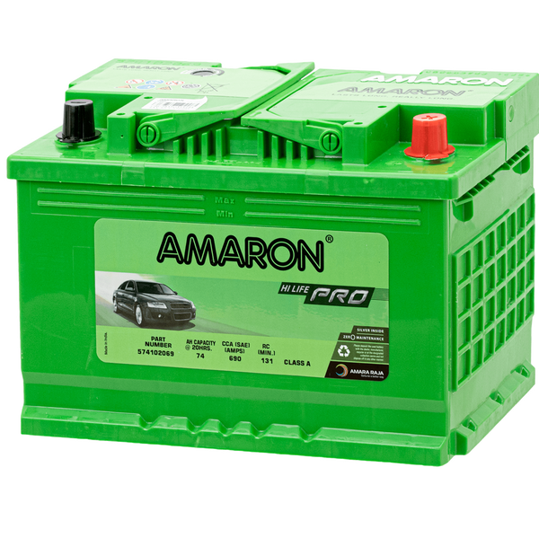 Amaron Pro Automotive Battery H6DIN74L
