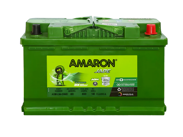 Amaron Jade AGM Start-Stop AGM Battery AGM-LN4-DIN80
